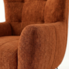 Poltrona Decorativa Malta Pes Ferro Linho Color Trend TCA 303 MOLL