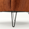 Poltrona Decorativa Malta Pes Ferro Linho Color Trend TCA 303 MOLL