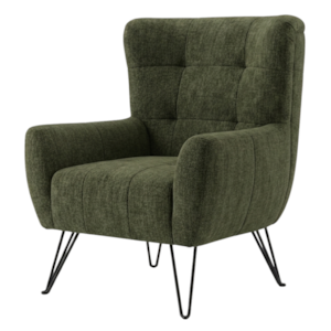 Poltrona Decorativa Malta Pes Ferro Linho Color Trend TCA 307 MOLL