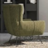 Poltrona Decorativa Malta Pes Ferro Linho Color Trend TCA 307 MOLL