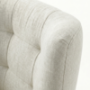 Poltrona Decorativa Malta Pes Ferro Linho TCS 701 MOLL
