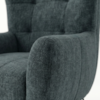 Poltrona Decorativa Malta Pes Ferro Linho TCS 718 MOLL
