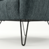 Poltrona Decorativa Malta Pes Ferro Linho TCS 718 MOLL