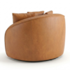 Poltrona Decorativa Maya Base Giratoria Courino TCS 727 MOLL