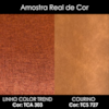 Poltrona Decorativa Maya Pes Madeira Linho Color Trend E Courino TCA 303 TCS 727 MOLL
