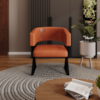 Poltrona Decorativa Mirela Pes Metal Corino New Dallas VConcept