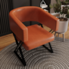 Poltrona Decorativa Mirela Pes Metal Corino New Dallas VConcept