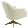 Poltrona Decorativa Naomi Base Giratoria Boucle TCE 1010 MOLL