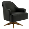 Poltrona Decorativa Naomi Base Giratoria Courino TCS 724 MOLL