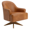 Poltrona Decorativa Naomi Base Giratoria Courino TCS 727 MOLL