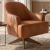 Poltrona Decorativa Naomi Base Giratoria Courino TCS 727 MOLL