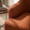 Poltrona Decorativa Naomi Base Giratoria Linho Color Trend TCA 303 MOLL