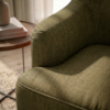 Poltrona Decorativa Naomi Base Giratoria Linho Color Trend TCA 307 MOLL