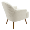 Poltrona Decorativa Naomi Pes Madeira Boucle TCE 1010 MOLL