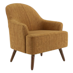 Poltrona Decorativa Naomi Pes Madeira Linho Color Trend TCA 219 MOLL