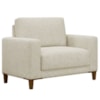 Poltrona Decorativa Oasis Pes Madeira Boucle TCE 1010 MOLL