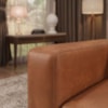 Poltrona Decorativa Oasis Pes Madeira Courino TCS 727 MOLL