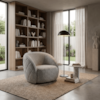 Poltrona Decorativa Organica Essence Base Fixa Boucle TCE 1018 MOLL
