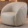 Poltrona Decorativa Organica Essence Base Fixa Courino TCS 725 MOLL