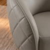 Poltrona Decorativa Organica Essence Base Fixa Courino TCS 726 MOLL
