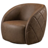 Poltrona Decorativa Organica Essence Base Fixa Courino TCS 729 MOLL