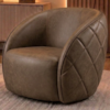 Poltrona Decorativa Organica Essence Base Fixa Courino TCS 729 MOLL