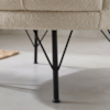 Poltrona Decorativa Organica Flora Pes Ferro Boucle TCE 1010 MOLL