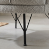 Poltrona Decorativa Organica Flora Pes Ferro Boucle TCE 1018 MOLL