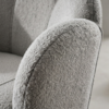 Poltrona Decorativa Organica Flora Pes Ferro Boucle TCE 1018 MOLL