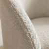 Poltrona Decorativa Organica Joy Base Giratoria Boucle TCE 1010 MOLL