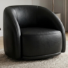 Poltrona Decorativa Organica Joy Base Giratoria Courino TCS 724 MOLL