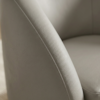 Poltrona Decorativa Organica Joy Base Giratoria Courino TCS 725 MOLL
