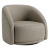 Poltrona Decorativa Organica Joy Base Giratoria Courino TCS 726 MOLL
