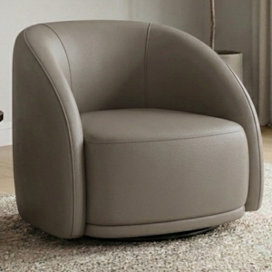 Poltrona Decorativa Organica Joy Base Giratoria Courino TCS 726 MOLL