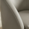 Poltrona Decorativa Organica Joy Base Giratoria Courino TCS 726 MOLL