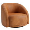 Poltrona Decorativa Organica Joy Base Giratoria Courino TCS 727 MOLL
