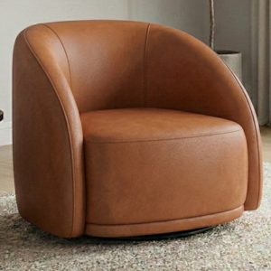 Poltrona Decorativa Organica Joy Base Giratoria Courino TCS 727 MOLL