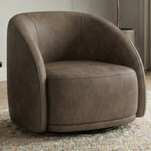 Poltrona Decorativa Organica Joy Base Giratoria Courino TCS 729 MOLL