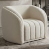 Poltrona Decorativa Organica Mehis Base Fixa Boucle TCE 1010 MOLL