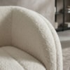 Poltrona Decorativa Organica Mehis Base Fixa Boucle TCE 1010 MOLL