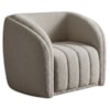 Poltrona Decorativa Organica Mehis Base Fixa Boucle TCE 1018 MOLL