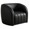 Poltrona Decorativa Organica Mehis Base Fixa Courino TCS 724 MOLL