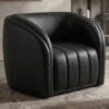 Poltrona Decorativa Organica Mehis Base Fixa Courino TCS 724 MOLL