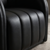 Poltrona Decorativa Organica Mehis Base Fixa Courino TCS 724 MOLL