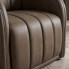 Poltrona Decorativa Organica Mehis Base Fixa Courino TCS 729 MOLL