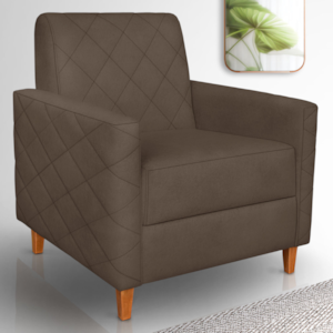 Poltrona Decorativa Paris 78 cm Veludo 2231 Ezz