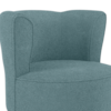 Poltrona Decorativa Pes Palito Savana Boucle Azul Milani Store