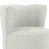 Poltrona Decorativa Pes Palito Savana Boucle Natural Milani Store