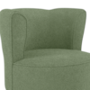 Poltrona Decorativa Pes Palito Savana Boucle Oliva Milani Store