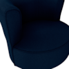 Poltrona Decorativa Pes Palito Savana Veludo Light Azul Milani Store